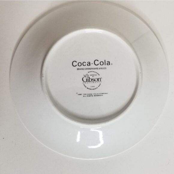 Coca-Cola Glass Plate by Gibson 1997 - Picture 5 of 6